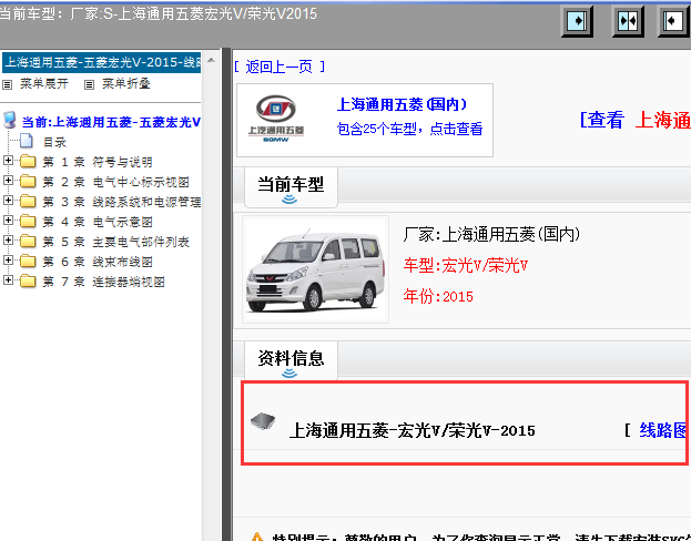 2015年五菱宏光V全车线路图