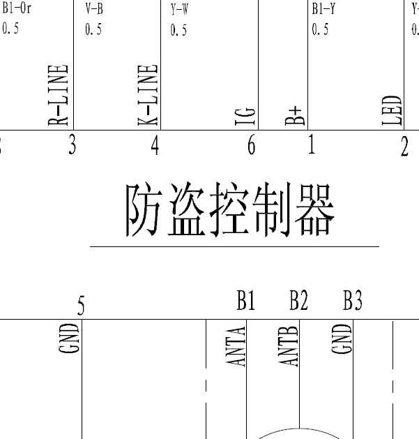 长城炫丽防盗线路图