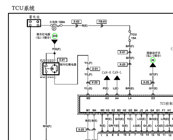 海马S5变数箱电脑线路图