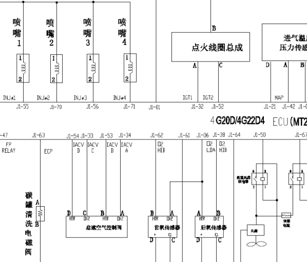 04-09年金杯阁瑞斯发动机电路图