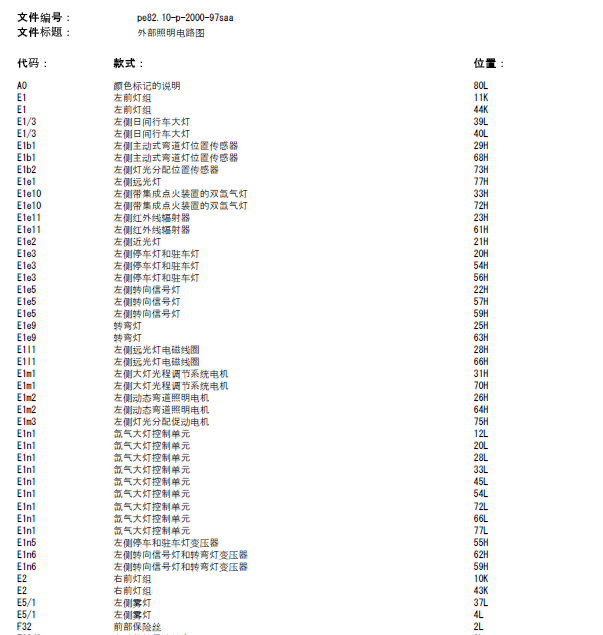 11年奔驰s350l灯光线路图