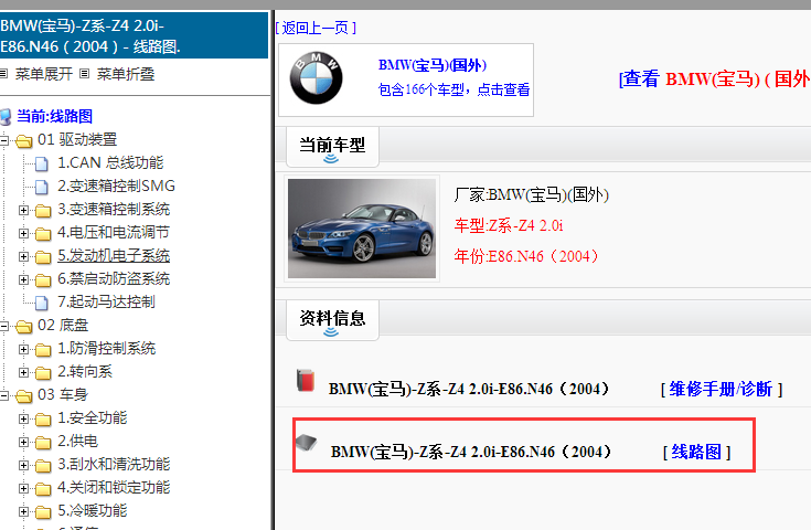 2004年宝马Z4(E86.N46)维修手册