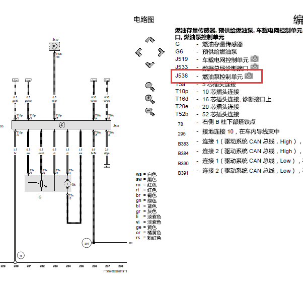 15年大众帕萨特发动机油泵线路图