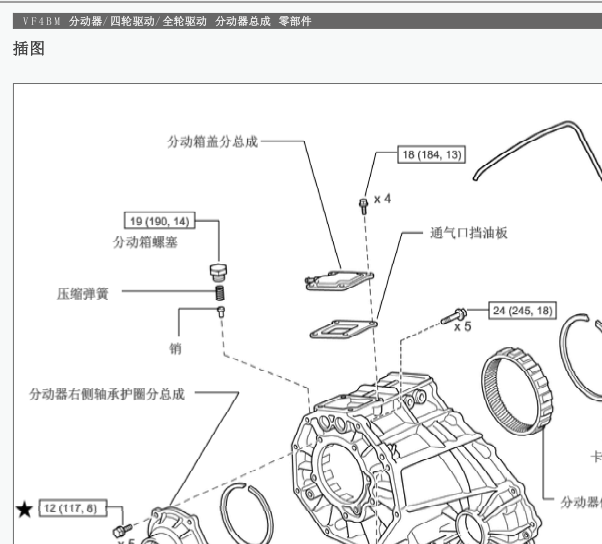 2014年丰田霸道分动器四驱维修手册