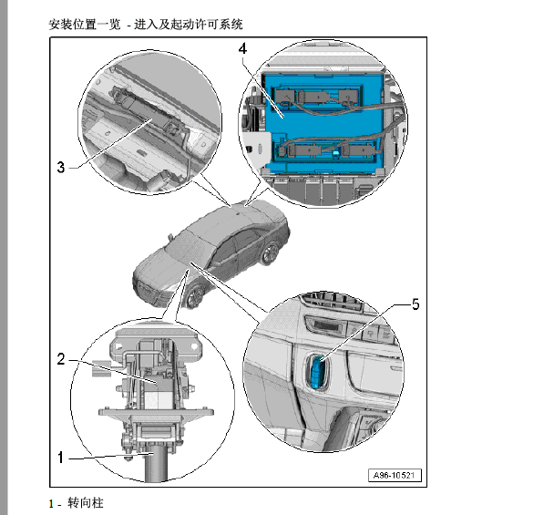 2011年奥迪A8L天线位置