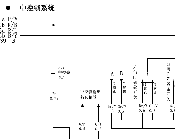 2009-2010年黄海旗胜中控电路图