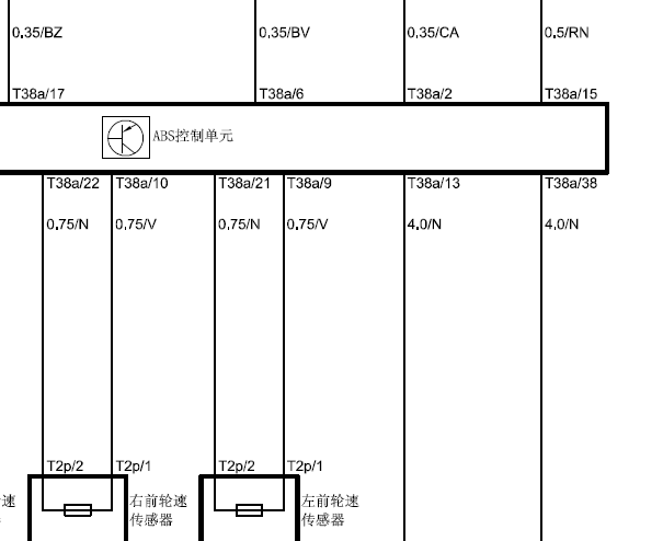 华晨中华H230 ABS电路图