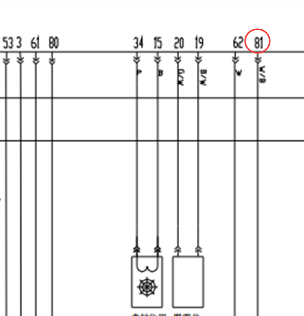 大乌龟81针发动机电路图