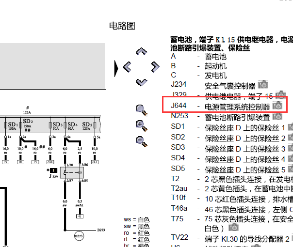 2007年奥迪Q7蓄电池控制模块资料