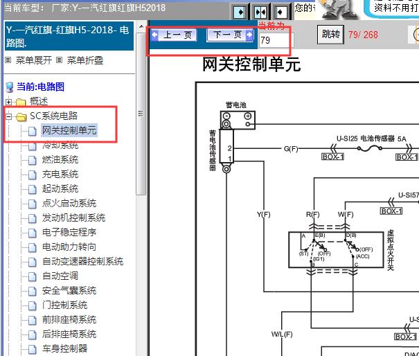 2018年红旗H5网络通讯电路图