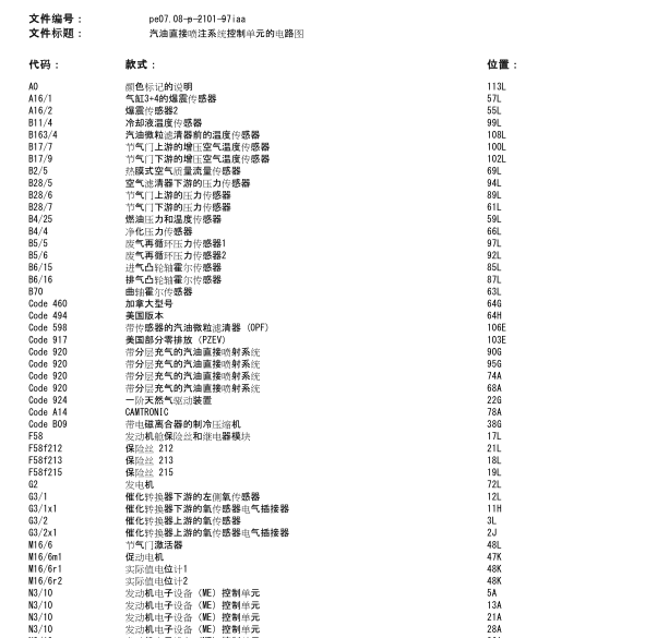 15年奔驰GLA220发动机线路图