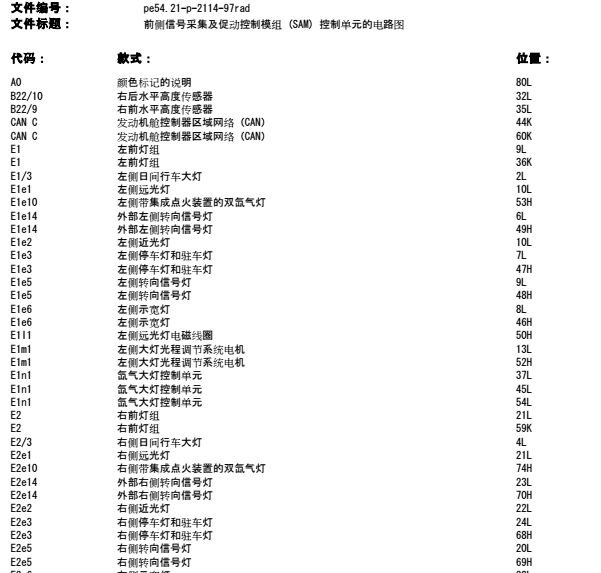 2013年奔驰R300灯光电路图