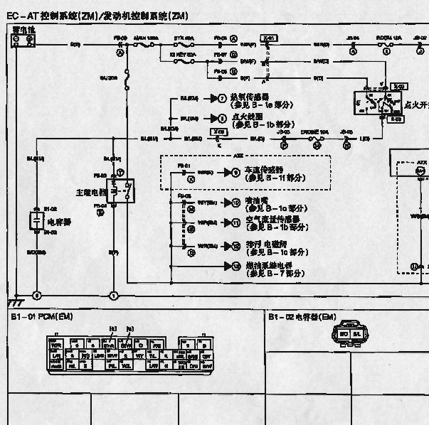 06年福美来ZM发动机线路图
