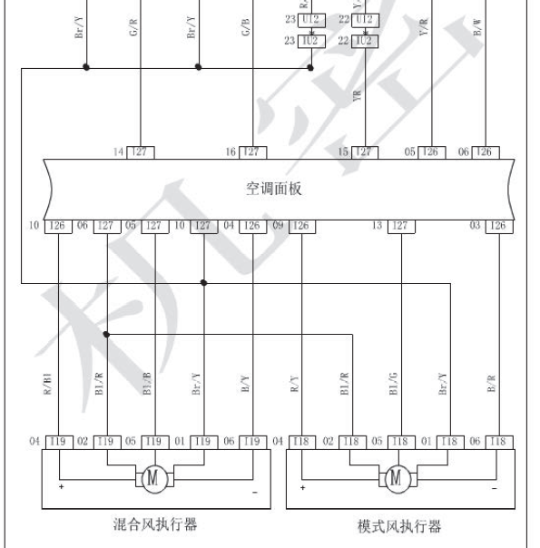 2015年北汽幻速S3空调电路图