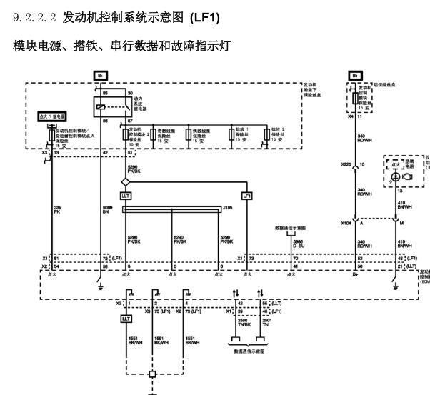 2010年CTS发动机电路图