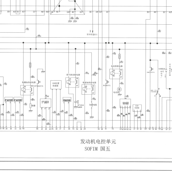 2010-2015年依维柯发动机电路图
