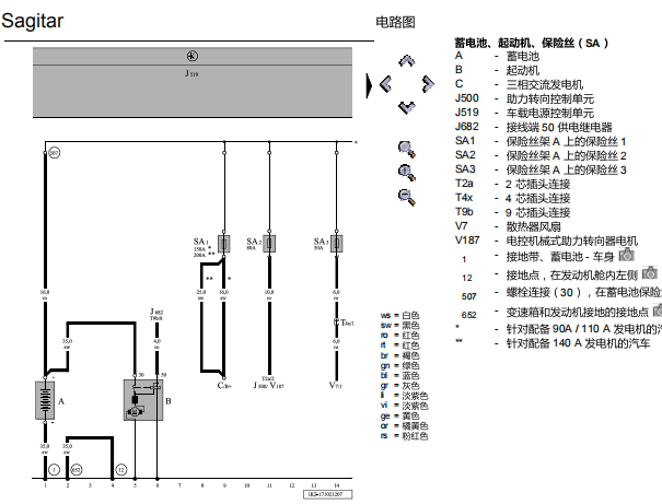 10年速腾启动电路图