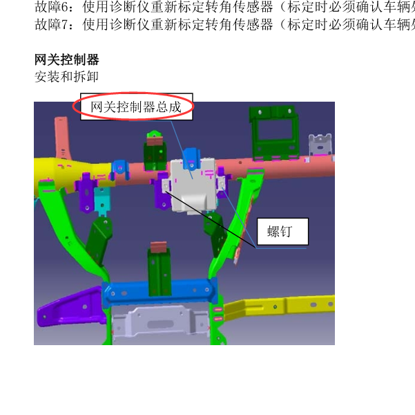 17年长安CS95网关电脑安装位置图