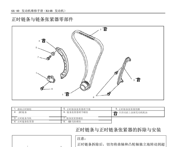 昌河铃木K14B发动机维修手册