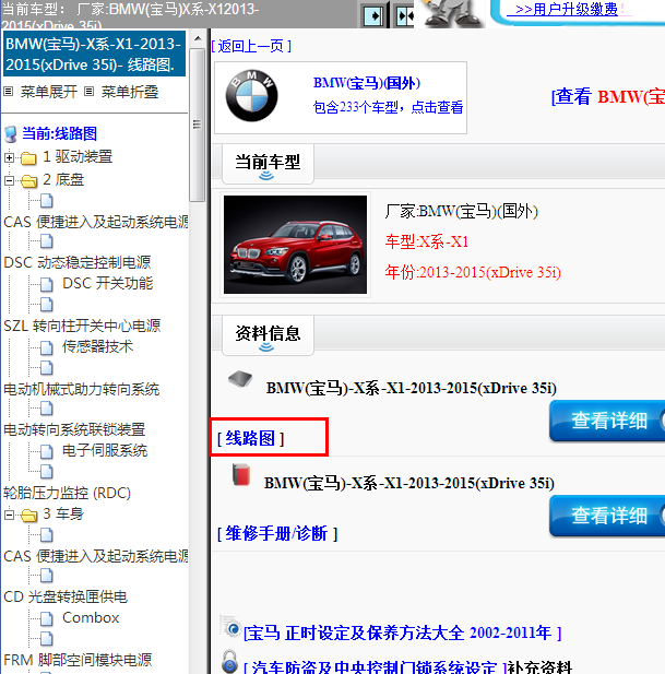 2013-2015年BMW(宝马)-X系-X1(xDrive 35i)全车电路图