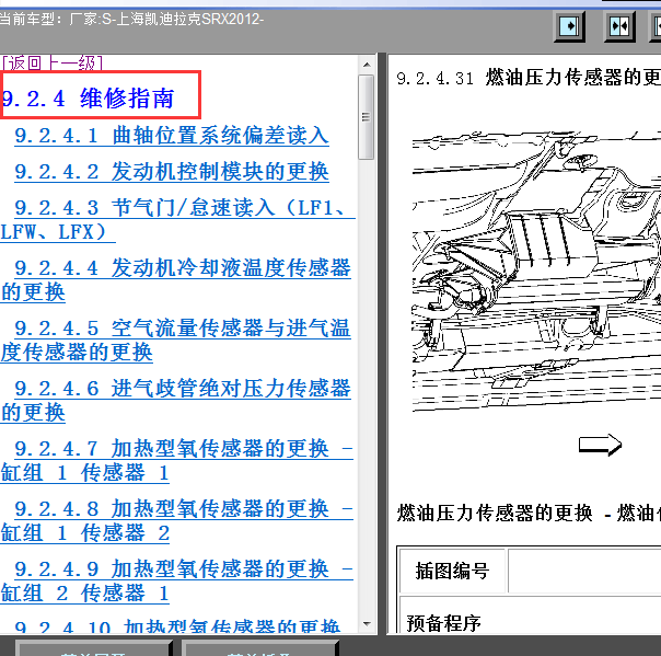 2012年SRX燃油系统维修手册