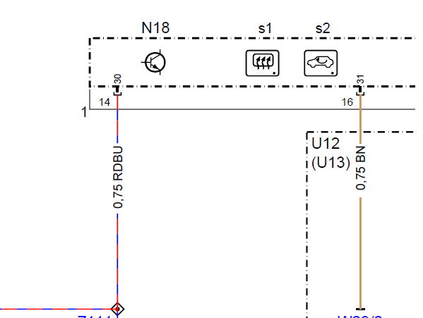 奔驰SLK200空调电路图