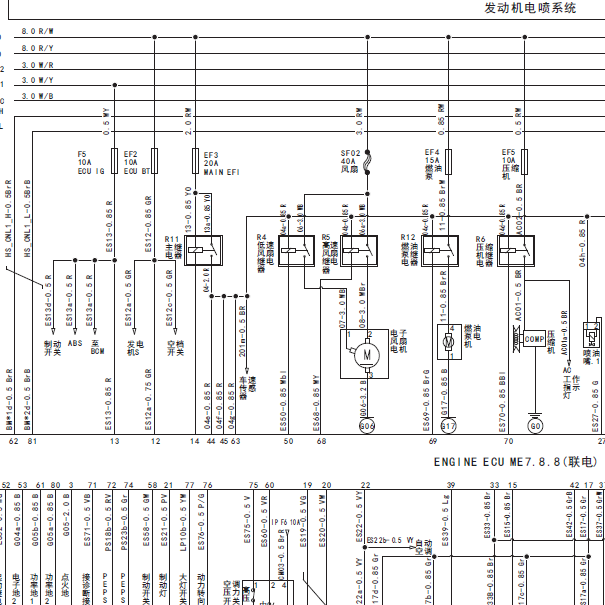 吉奥变速箱电路图