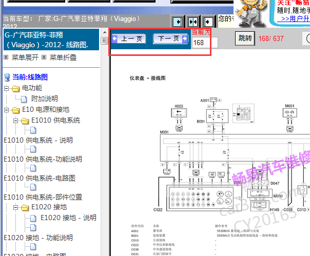 2012年广汽菲亚特菲翔线路图