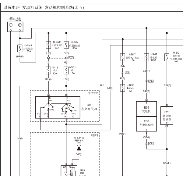 CA4GA12TD 发动机电路图