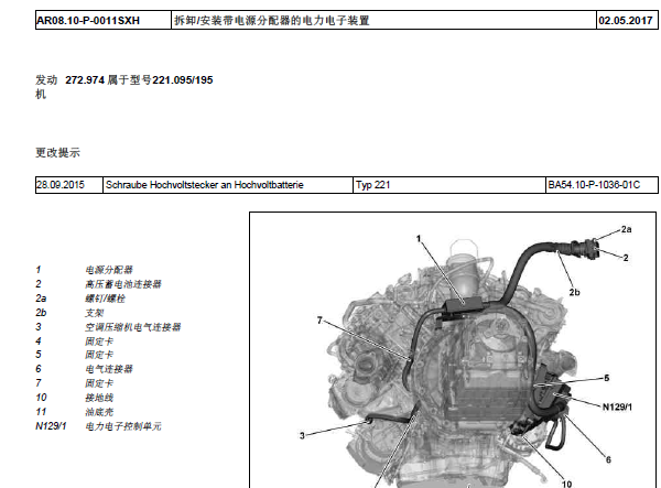 2012年奔驰S400L 混动资料