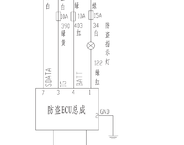 防盗电路图