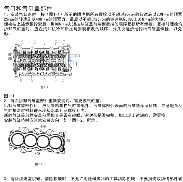 2018年风光S560发动机维修手册