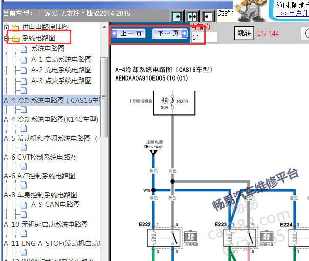 2014-2015年铃木锋驭电路图