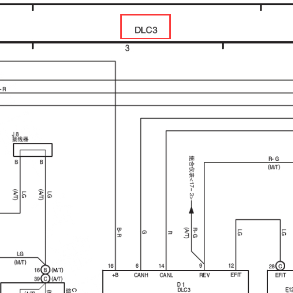 一汽森雅S80OBD电路图