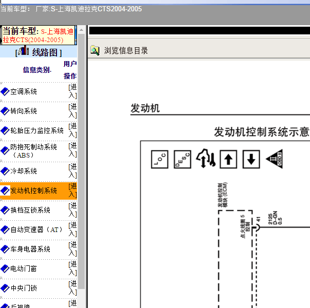 2005年凯迪拉克CTS，3.6全车电路图