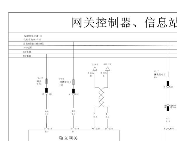 2015年比亚迪F3网络通讯电路图