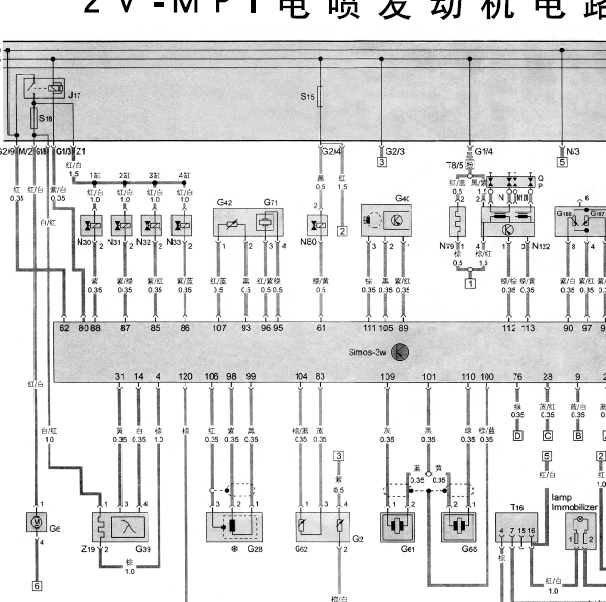 大众ATK发动机电路图