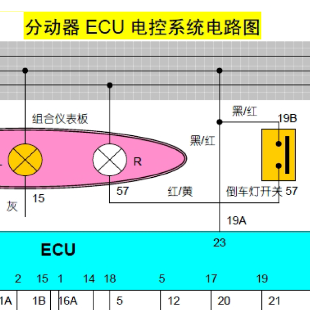 锐骐皮卡分动器电路图