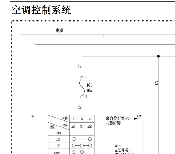 中兴田野空调电路图