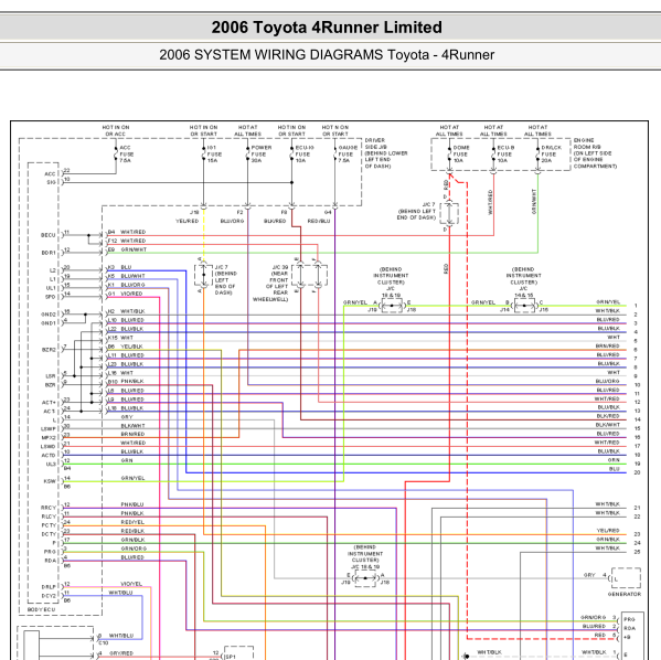 2006年普拉多门锁电路图