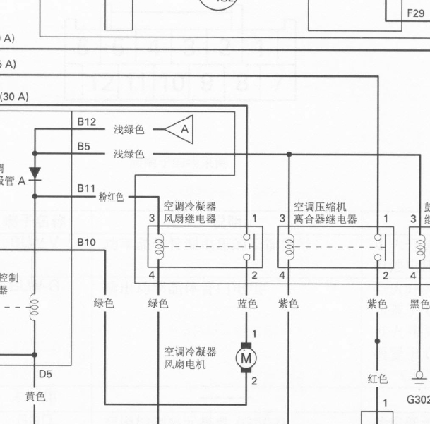 2011本田歌诗图空调电路图