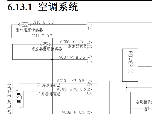 2017年长安CS35空调电路图