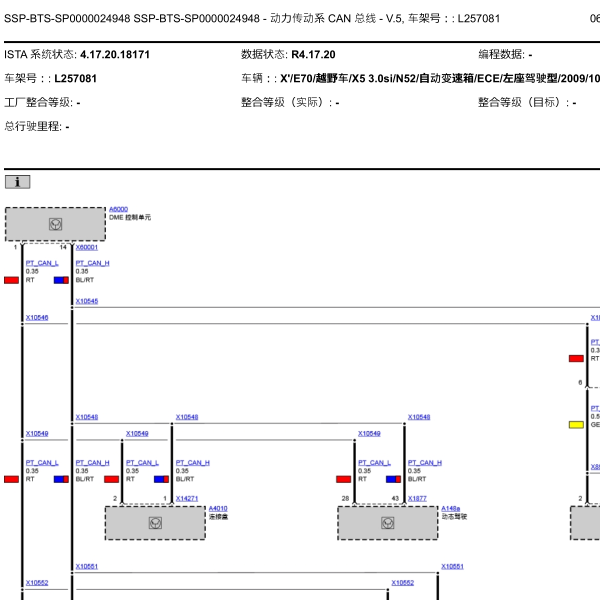 2009年宝马X5网络电路图