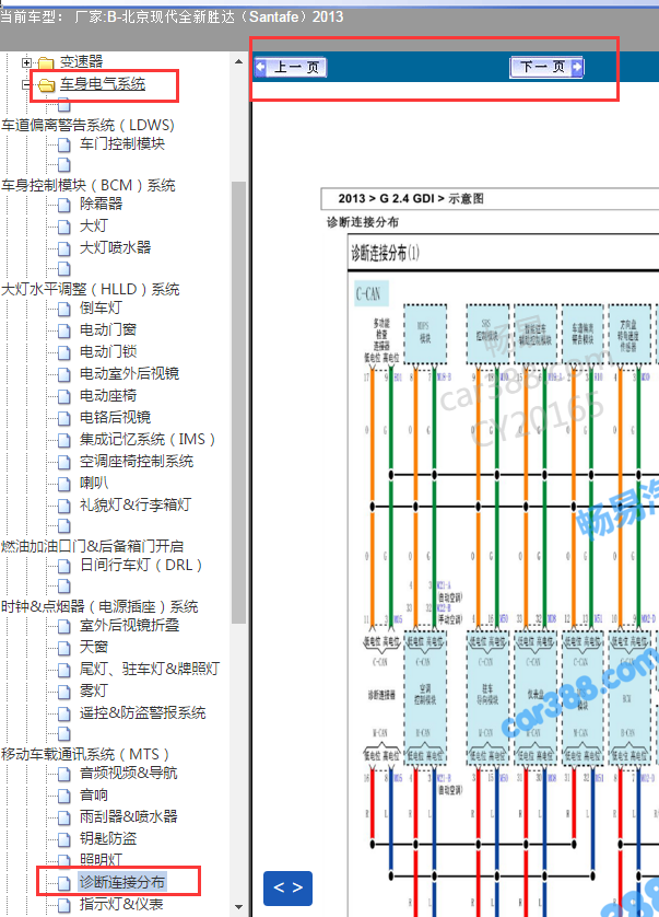 13年胜达关于通讯的线路图