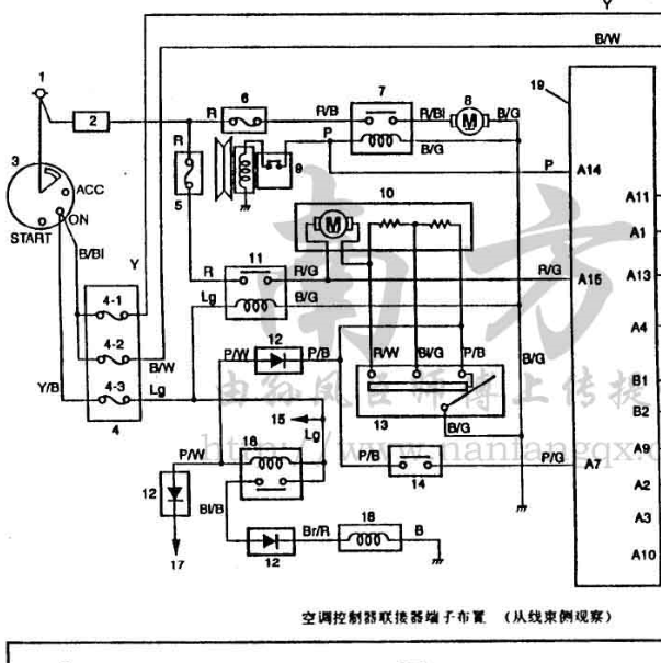 长安之星空调电路图