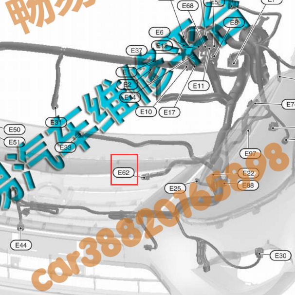 2014年日产阳光HR15发动机燃油泵继电器位置