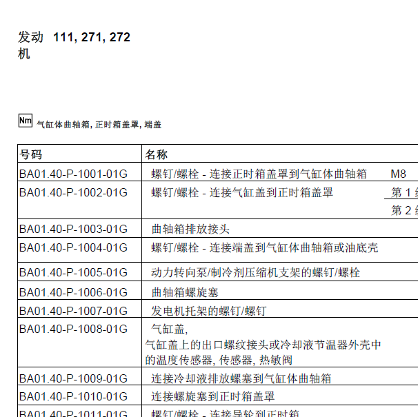 2008年奔驰C230发动机数据资料