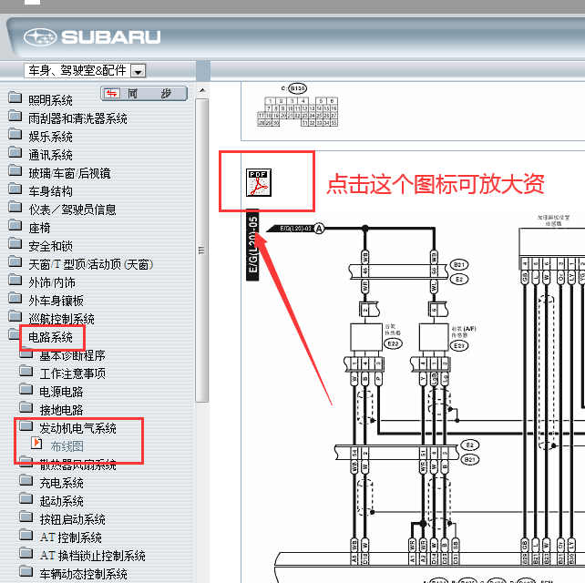 2009-2010年斯巴鲁森林人氧传感器电路图