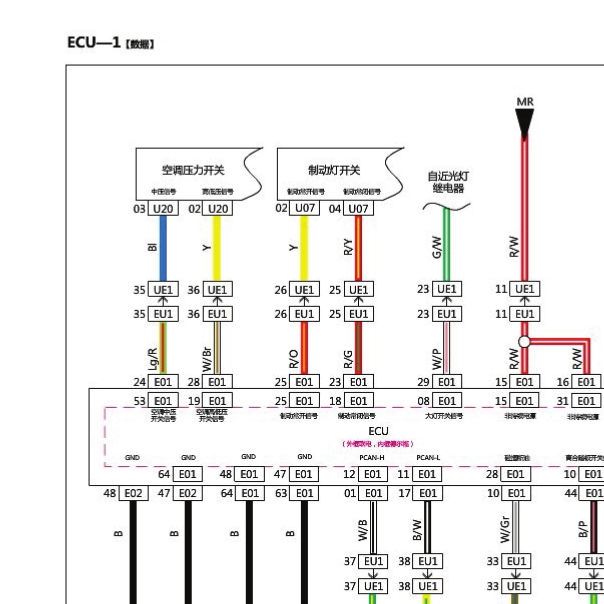 2017-2018年幻速S5发动机和防盗线路