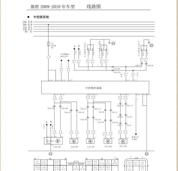 黄海旗胜中控电路图